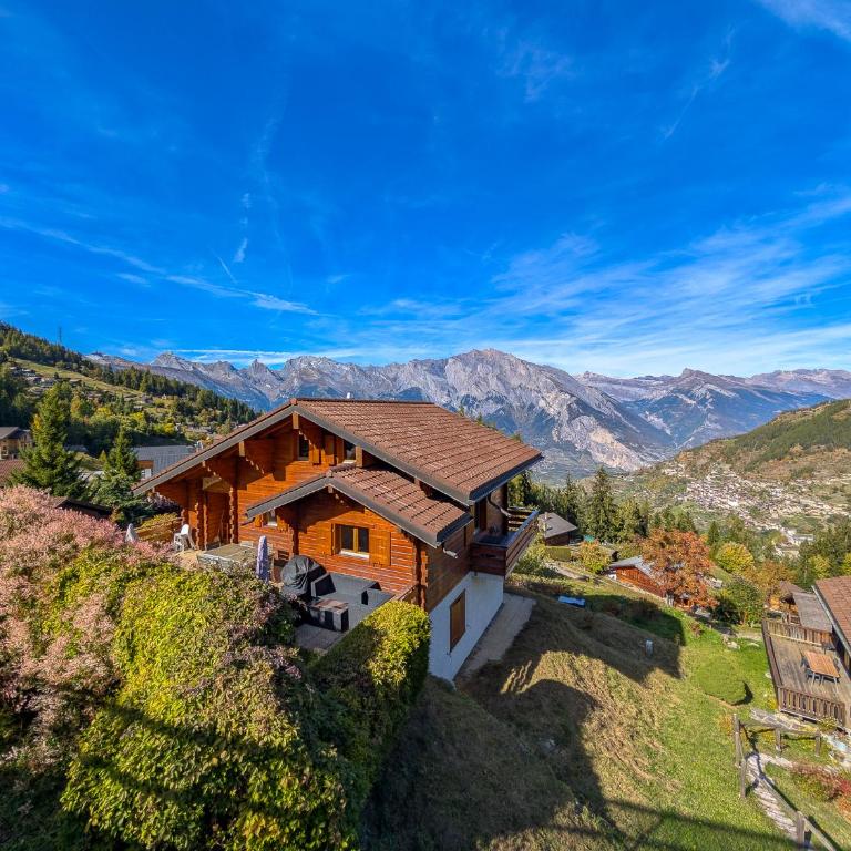 Grand chalet familial avec cheminée à La Tzoumaz - Chalet - 46