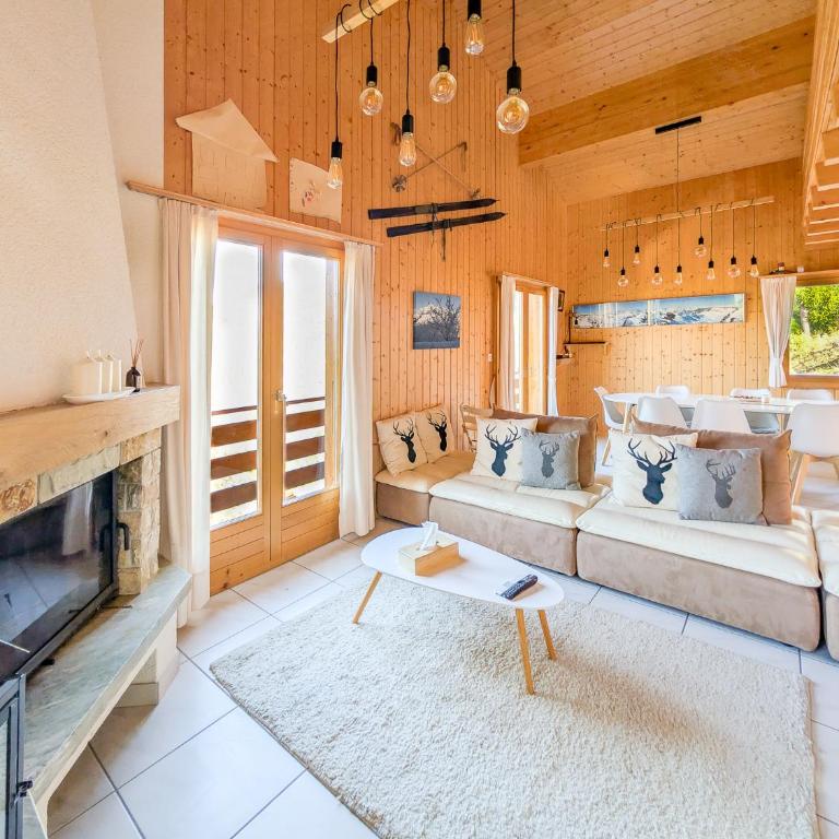 Grand chalet familial avec cheminée à La Tzoumaz - Chalet - 47