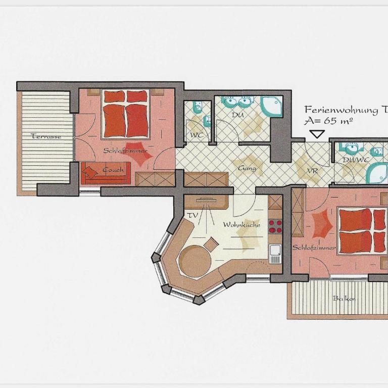 Appartementhaus Sennhüttn - Apartment mit 2 Schlafzimmern - 11