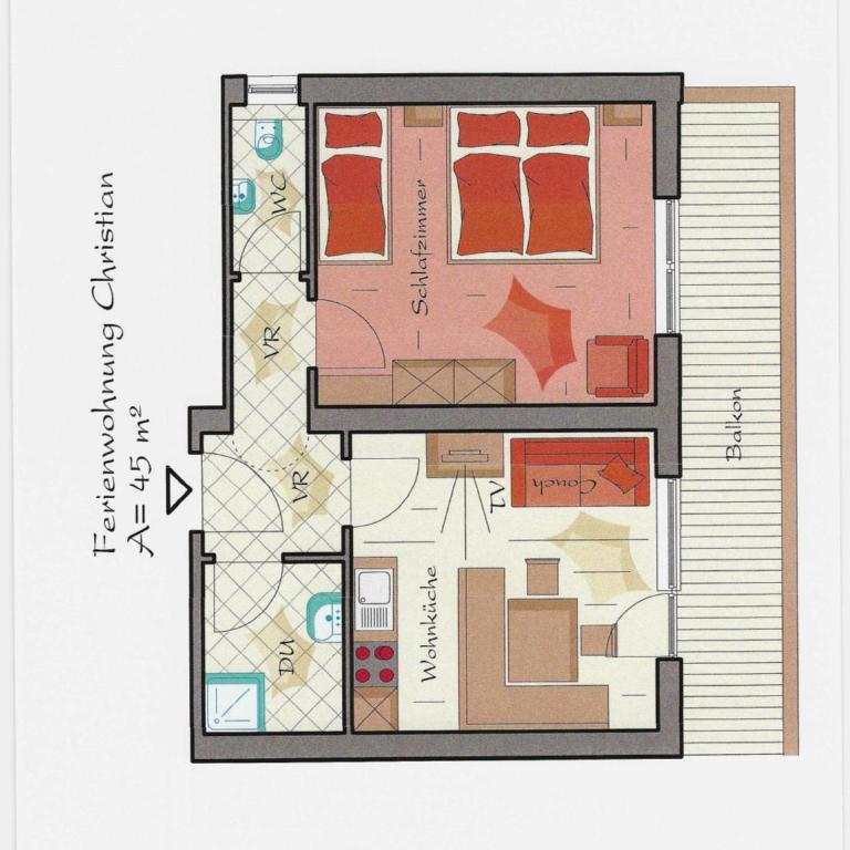 Appartementhaus Sennhüttn - Apartment mit 1 Schlafzimmer - 12