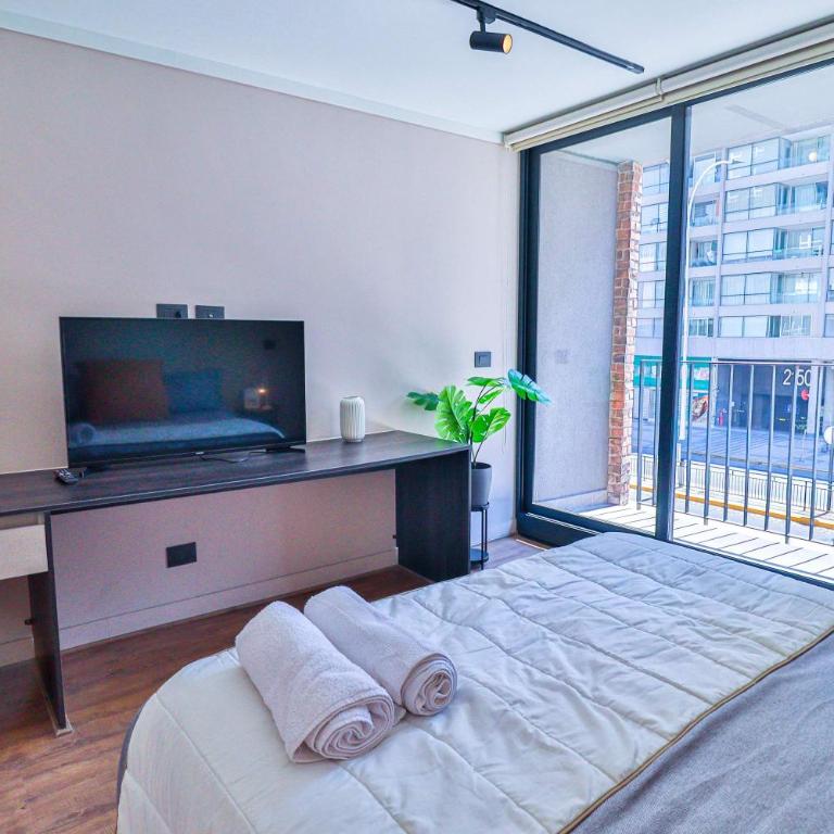 HOM I Luminoso y Lujoso Depto 1D1B en Nunoa - Apartamento - 24