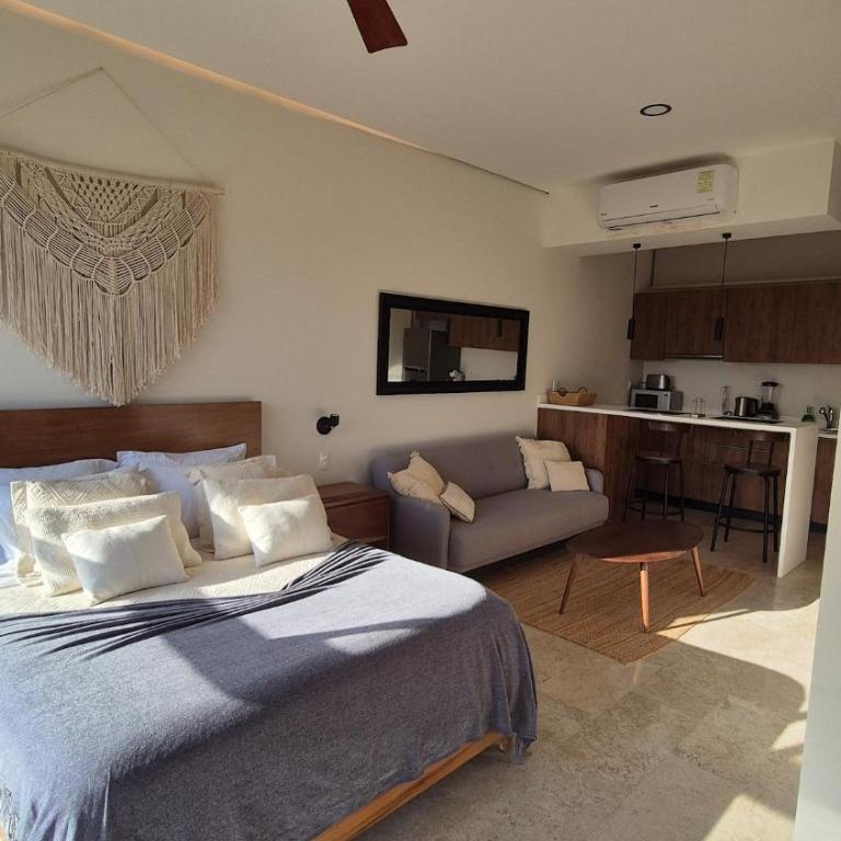Giada Tulum Studio in Aldea Zaman Jungle View - Estudio Deluxe con cama grande - 10