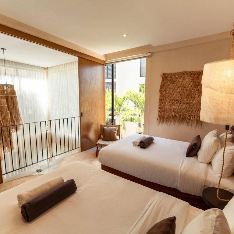 Chic 3BR Villa - 2 Pools with Rooftop Pool Modern Boho Design - Apartamento - 17