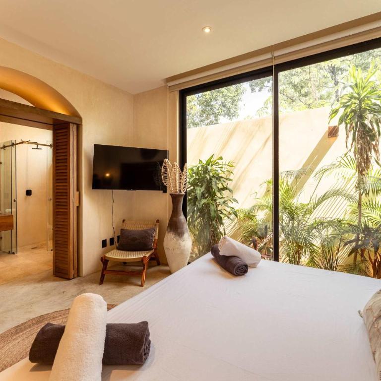 Chic 3BR Villa - 2 Pools with Rooftop Pool Modern Boho Design - Apartamento - 32
