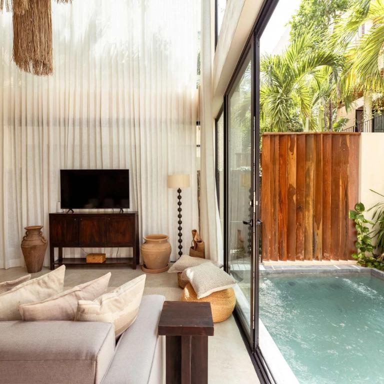Chic 3BR Villa - 2 Pools with Rooftop Pool Modern Boho Design - Apartamento - 39