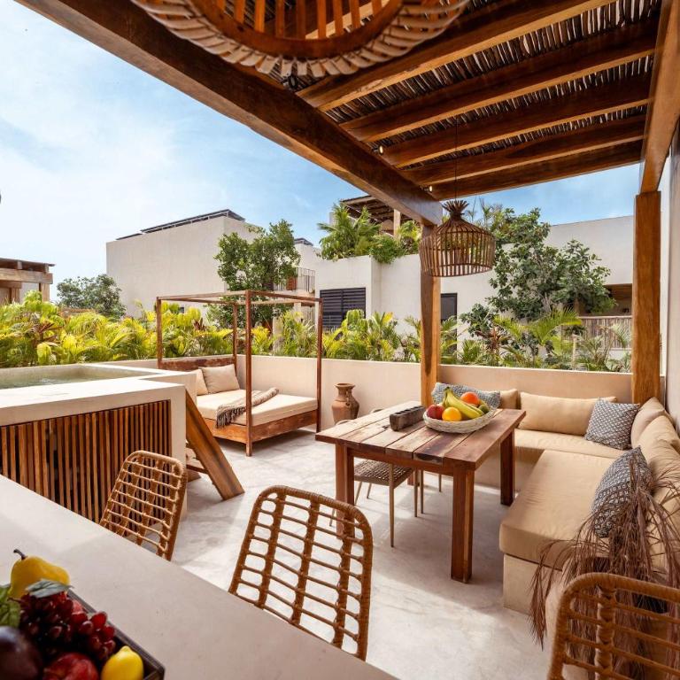 Chic 3BR Villa - 2 Pools with Rooftop Pool Modern Boho Design - Apartamento - 46