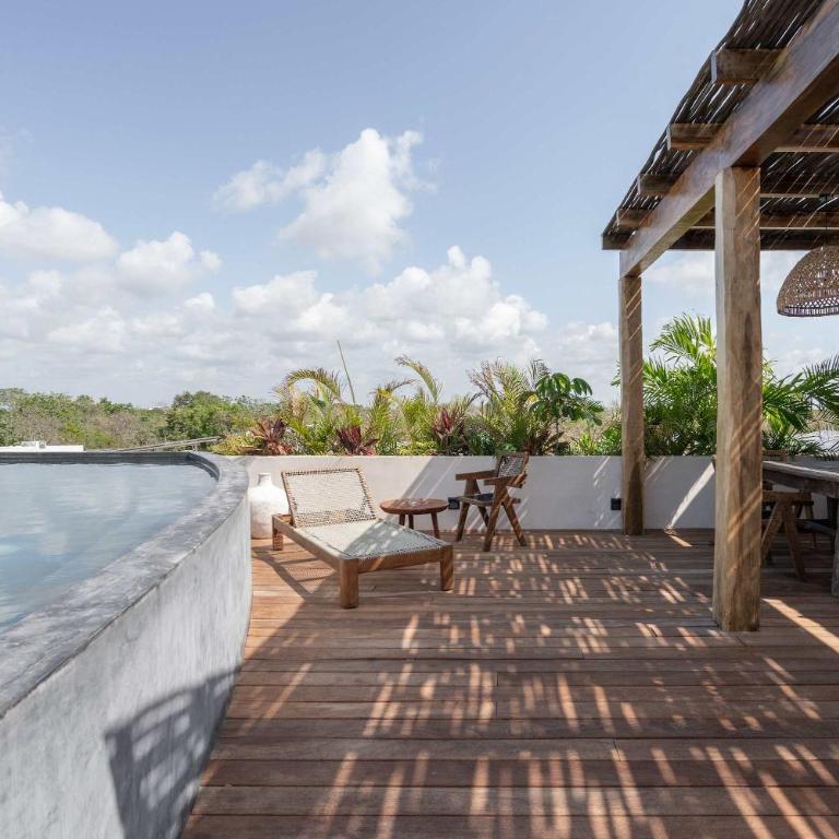 Chic 3BR Villa - 2 Pools with Rooftop Pool Modern Boho Design - Apartamento - 58