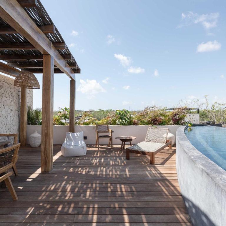Chic 3BR Villa - 2 Pools with Rooftop Pool Modern Boho Design - Apartamento - 63