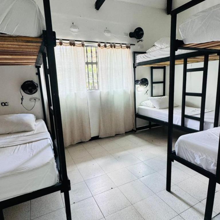 Baku Laureles Hostel - Cama en habitación compartida de 8 camas - 2