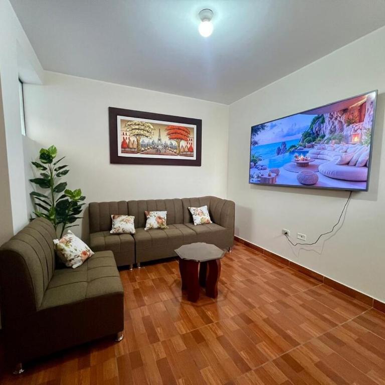 Departamento con jacuzzi e hidromasajes, cerca del aeropuerto - Apartamento de 2 dormitorios - 1