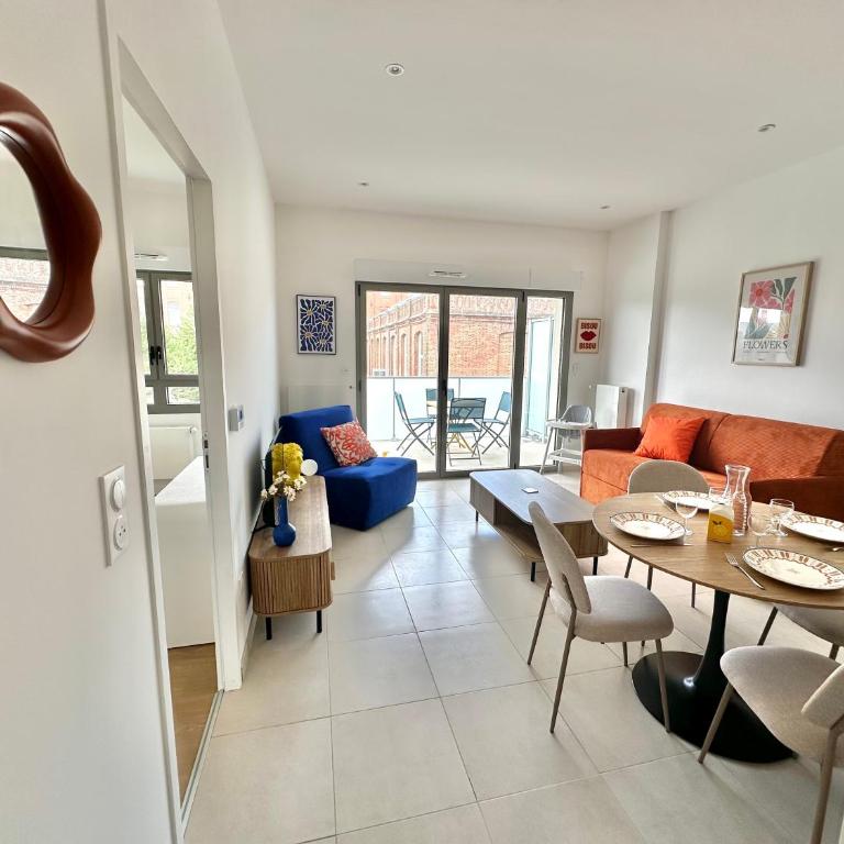 Emilie - Appart avec balcon à deux pas de la plage de Berck - Apartment mit 1 Schlafzimmer und Balkon - 7