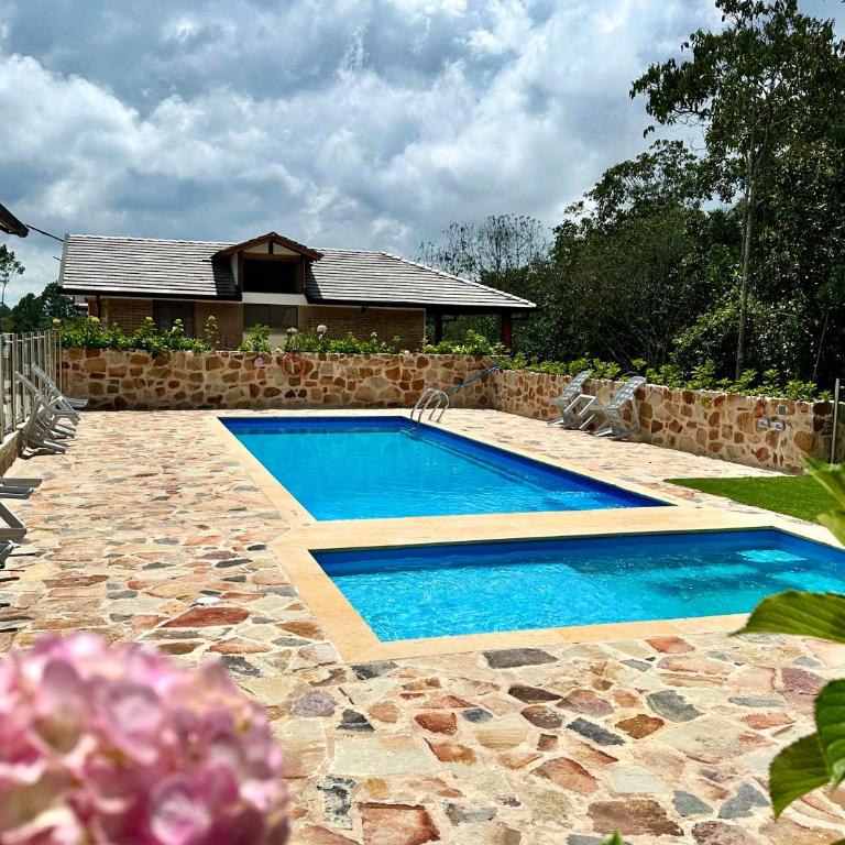 Entrebosques 16 - Cabaña en el Pony Parque Mesa de los Santos - Two-Bedroom House - 26