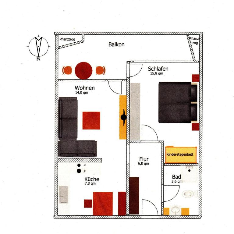 Ferienwohnung Allgäu-Harmonie - Pool, Sauna, Bergblick, 2 Zimmer - Apartment mit 1 Schlafzimmer - 26