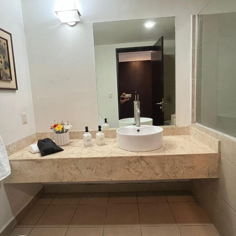 Bellísima Suite, 2 Camas Queen, Gym, en Interlomas - Suite con cama grande y balcón - 8