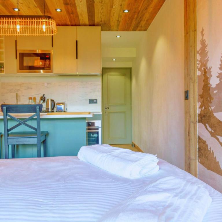 Nid douillet au pied du Tramway du MontBlanc à Saint-Gervais - Studio Apartment - 7