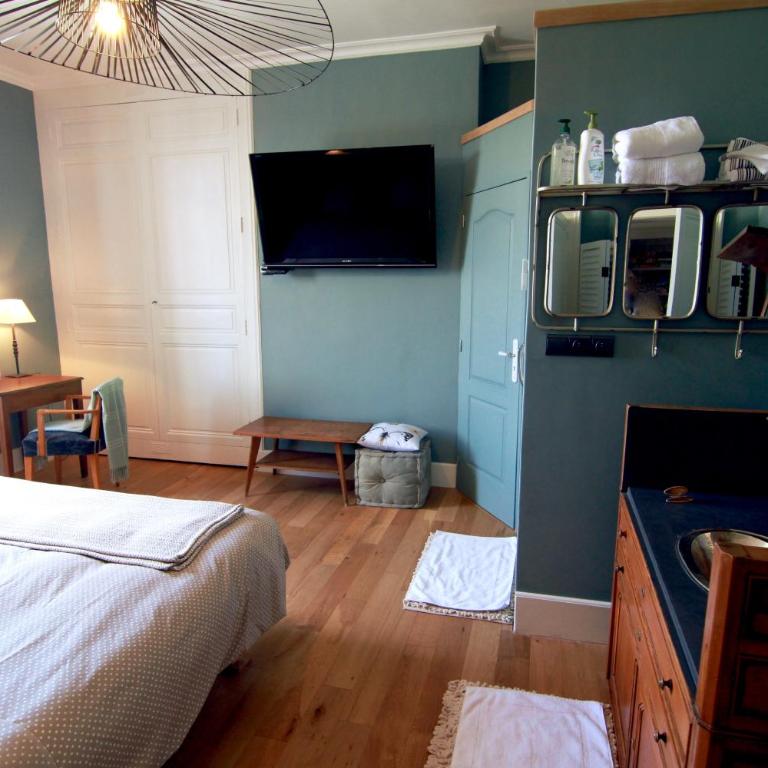La Lambertine & Spa - Chambre Double avec Salle de Bains Privative - 4