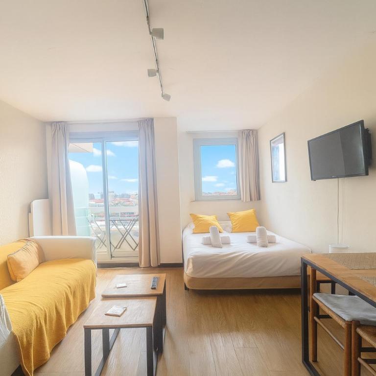 Beau studio rénové, balcon, accès plage, piscine - Studio mit Balkon - 2