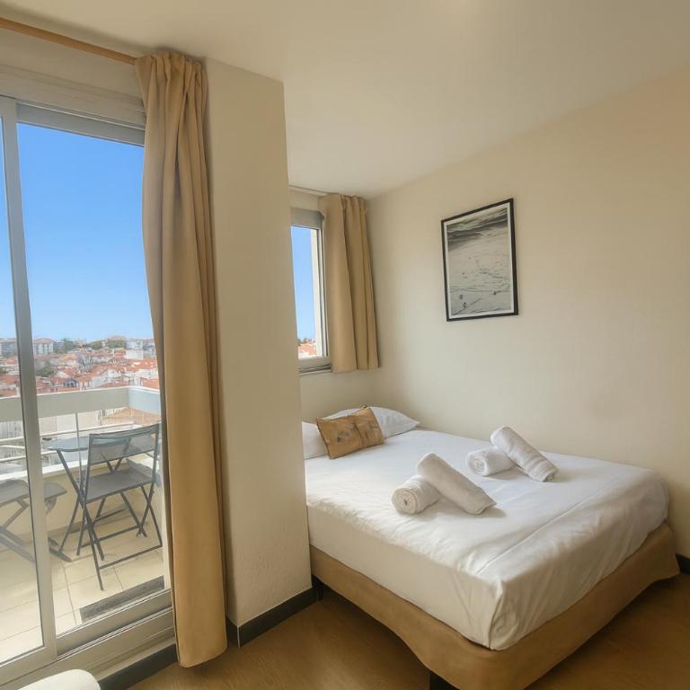 Beau studio rénové, balcon, accès plage, piscine - Studio mit Balkon - 9