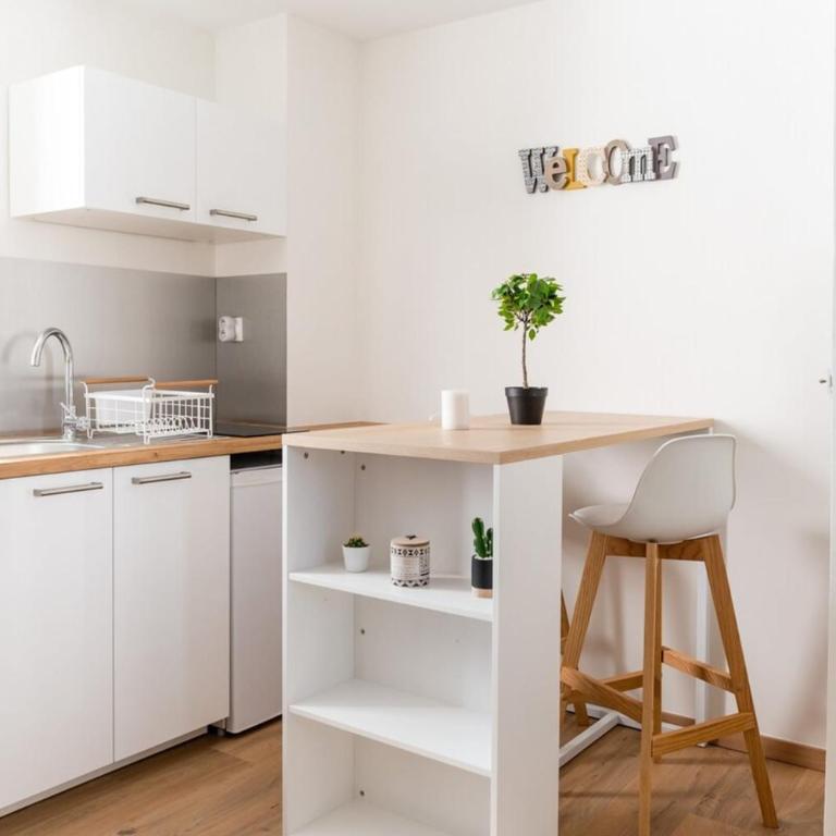 Cozy and Elegant Studio Bellecombe District Lyon 6th - Appartement - 5