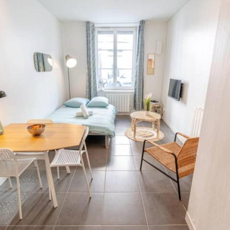 Quiet & central duplex apartment Wifi near Rhône & Parc Blandan - Apartment - 3