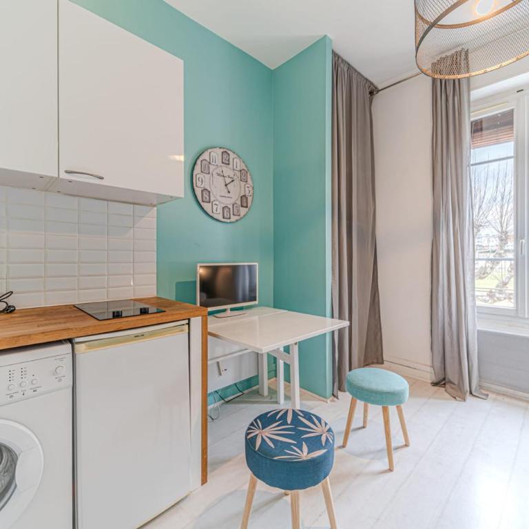 Le Berliet - Cosy Studio Near Maison de la Danse - Appartement - 2