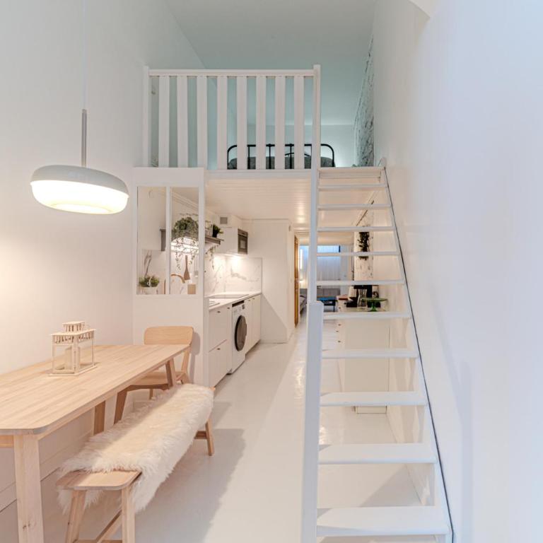 Atypical apartment with mezzanines Lyon 3 near Saxe-Gambetta - Apartment - 17