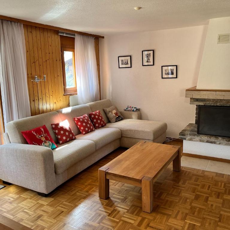 Spacieux appartment La Tzoumaz 4 Vallées Verbier - Familienapartment mit 2 Schlafzimmern und Aussicht - 3