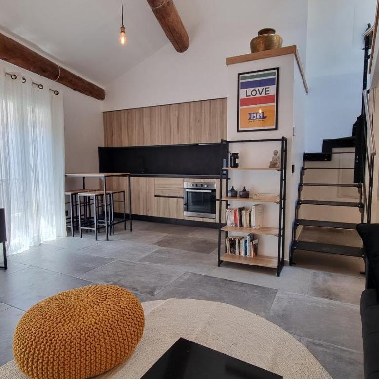 Grand loft design - Coeur du village médiéval - GO - Appartement 1 Chambre - 4
