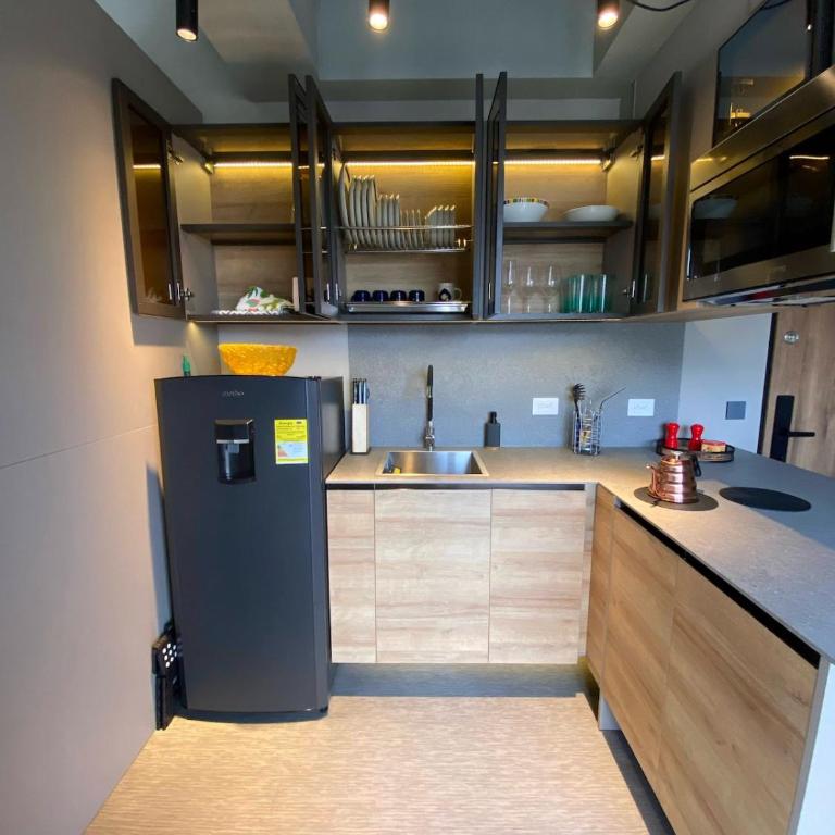 Bright luxurious flat with stunning view workspace - Apartamento de 1 dormitorio - 8