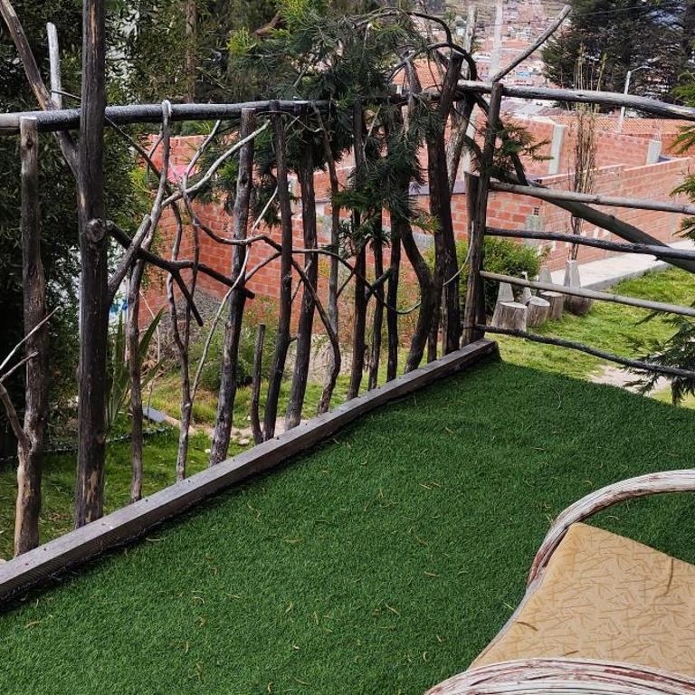 Hostal Piedra Andina - Habitación Doble con vistas al jardín - 3