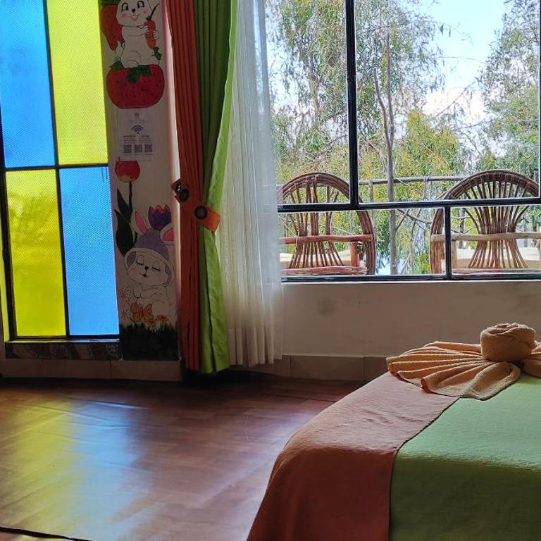 Hostal Piedra Andina - Habitación Doble con vistas al jardín - 5