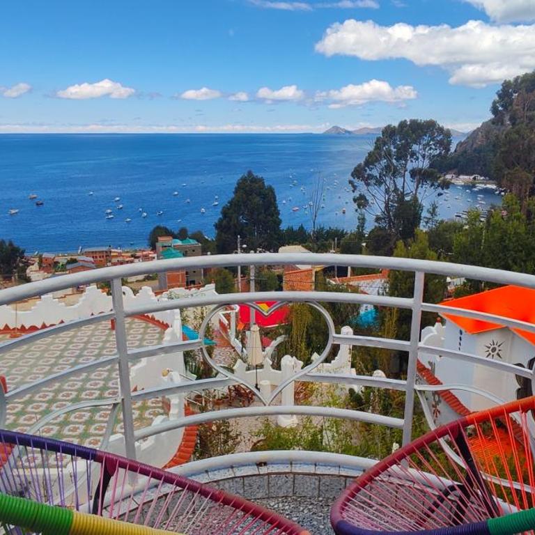 Hostal Piedra Andina - Habitación Doble con vistas al lago - 5