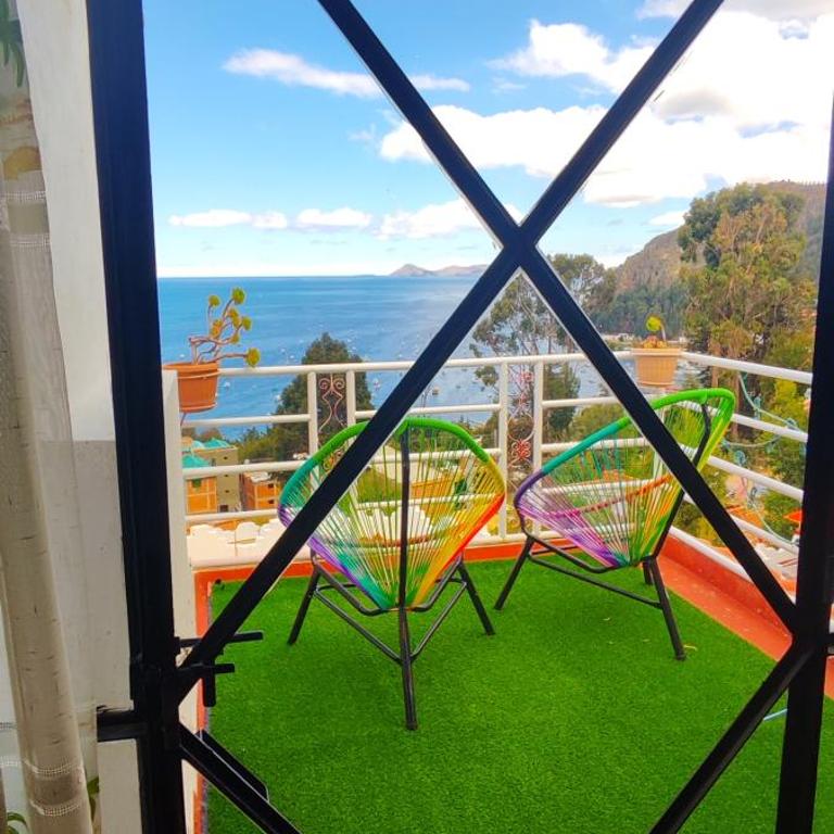 Hostal Piedra Andina - Habitación Doble con terraza - 5