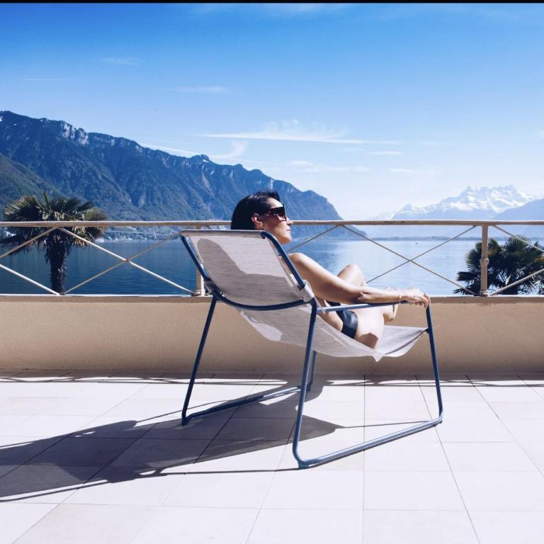La Villa - Junior Suite mit Panoramablick, Terrasse und Seeblick - 5
