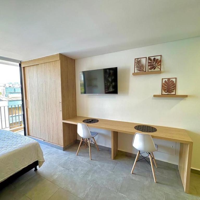 Apartaestudio - Hermosa vista - Apartamento de 1 dormitorio - 5