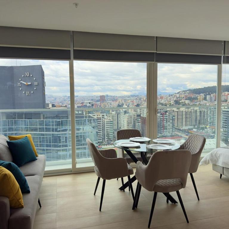 Nuevo Studio en Edificio Qanvas- Piso 19 - Parque La Carolina - One-Bedroom Apartment - 12