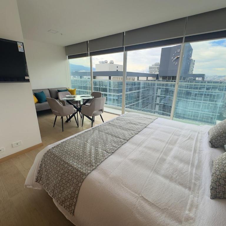 Nuevo Studio en Edificio Qanvas- Piso 19 - Parque La Carolina - One-Bedroom Apartment - 62