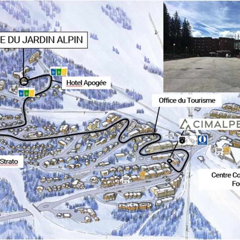 Charmant appartement au pied des pistes avec balcon sud à Courchevel 1850 - Apartamento de 1 dormitorio - 17