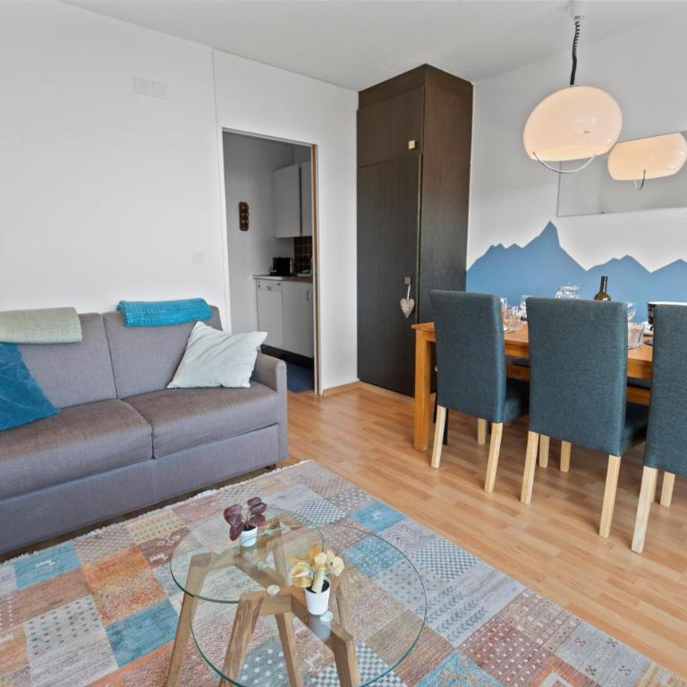Crans-Montana, 5 pers, balcon vue et parking privé - Appartement 1 Chambre - 9