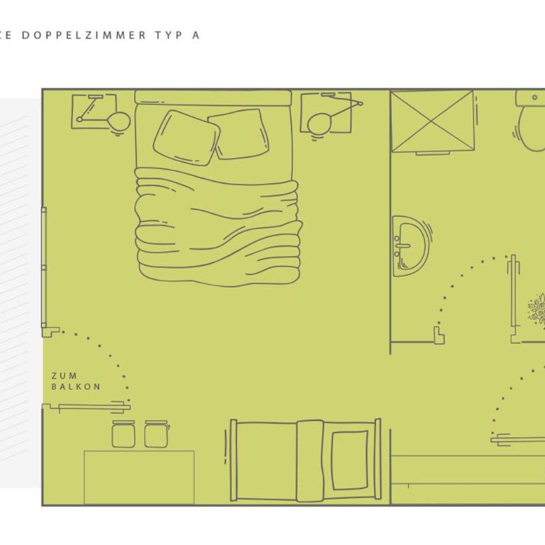 Vizensn Living - Doppelzimmer - 4