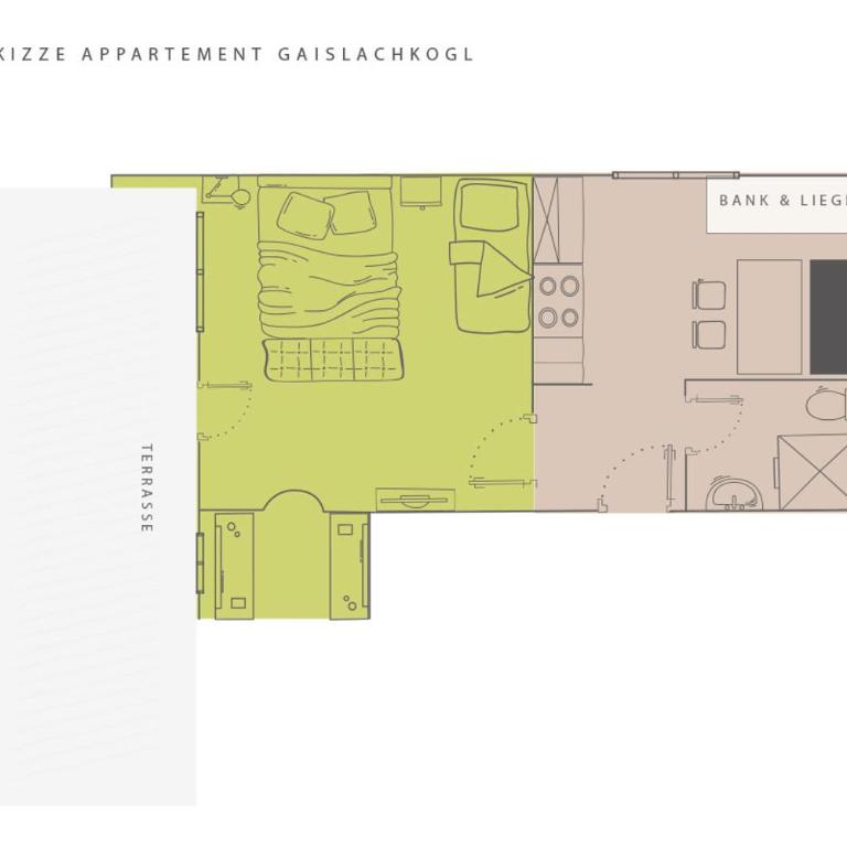 Vizensn Living - Apartment mit 1 Schlafzimmer (3 Erwachsene) - 4