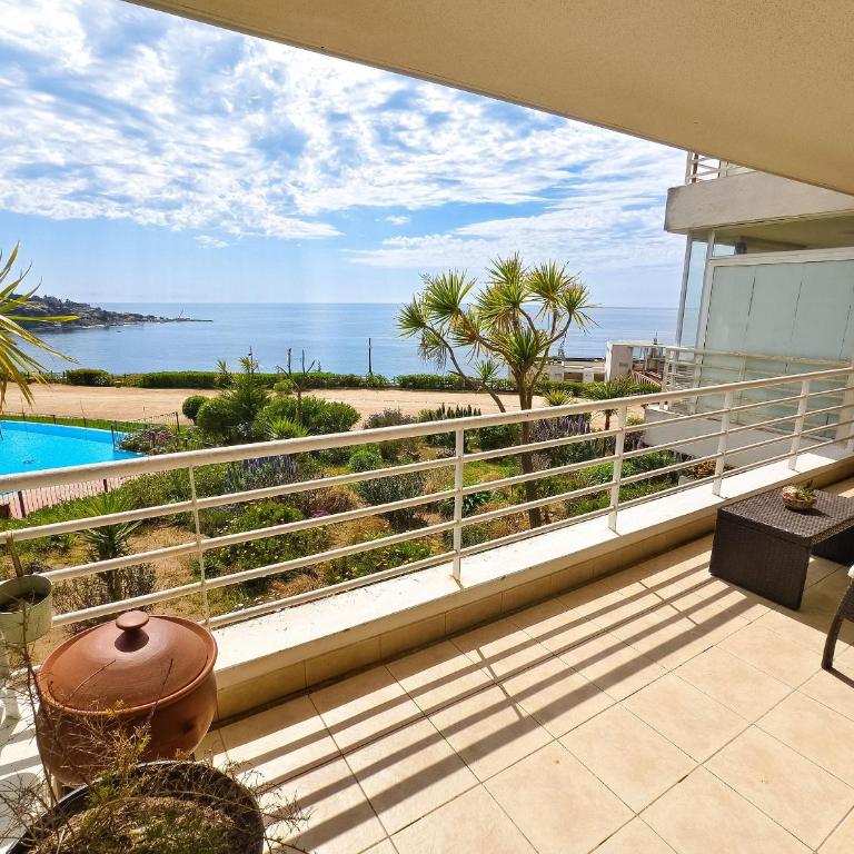Vista al mar, acceso a la playa y jardín - Apartamento con vistas al mar - 6