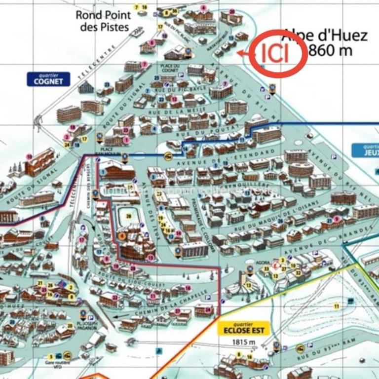 Alpe d'huez - pied des pistes - Appartement 1 Chambre - 25