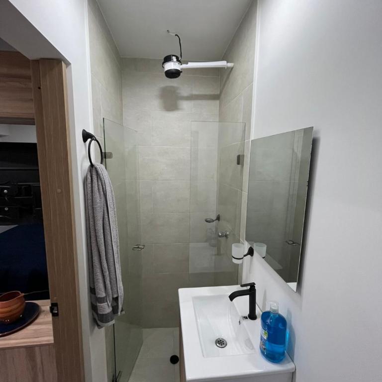 Cozy room with bathroom and private kitchen - One-Bedroom Apartment - 4