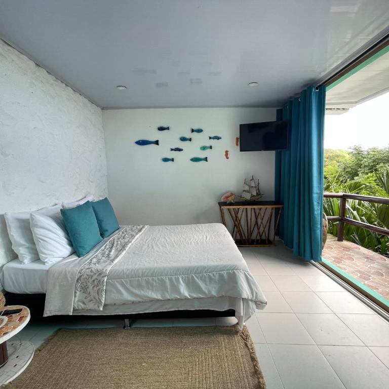 Sunrise view posada - Double Room with Private Bathroom - 10