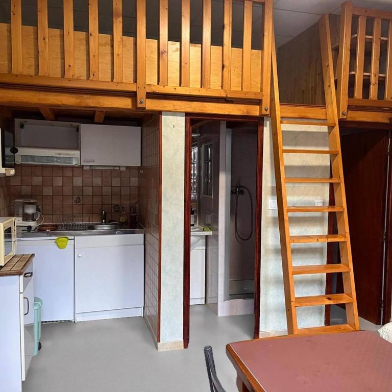 Studio mezzanine cosy pour 4 pers avec casier à skis, proche centre-ville - FR-1-234-342 - Studio - 4
