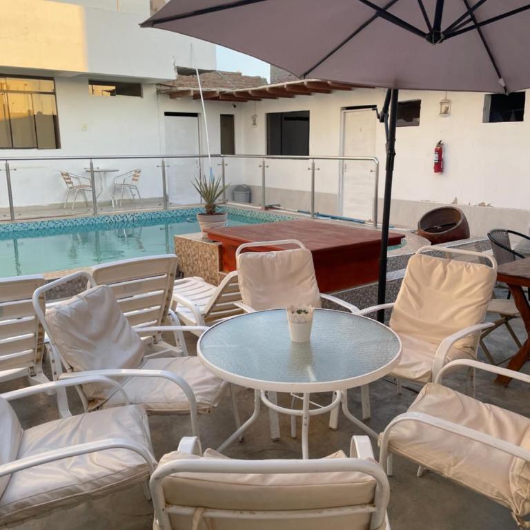 Hotel tropical paracas - Habitación Doble con baño privado - 6