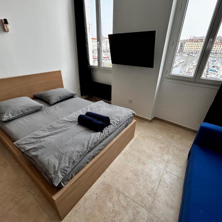 Appartement vue imprenable Vieux-Port et Notre Dame - Studio - Vue sur Mer - 21