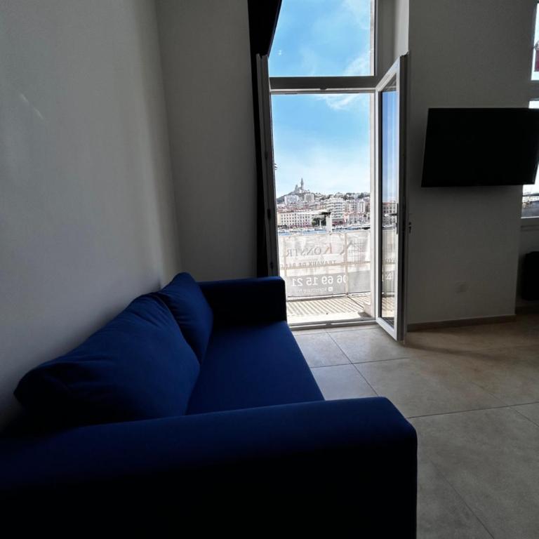 Appartement vue imprenable Vieux-Port et Notre Dame - Studio - Vue sur Mer - 15