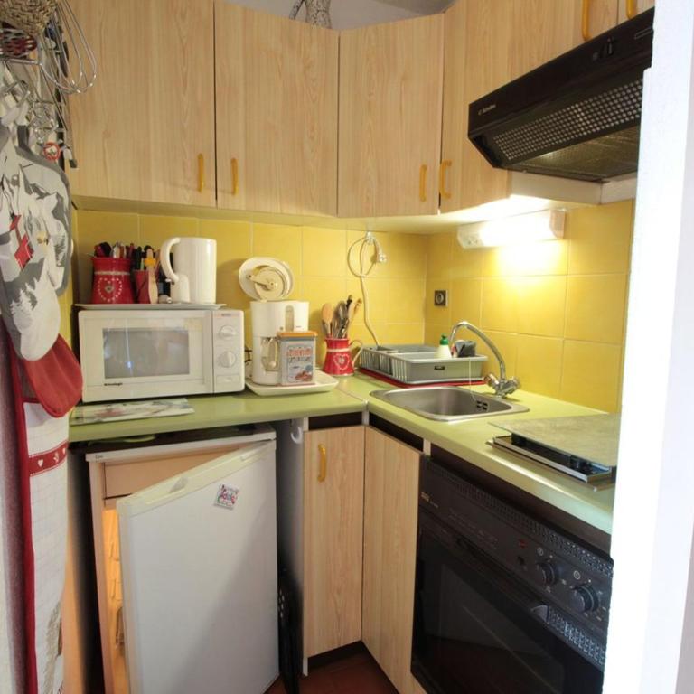 Studio chaleureux 4 pers, centre village, proche pistes et commerces, balcon sud-ouest - FR-1-572-105 - Estudio - 4